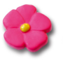 Knop nylon ROZE BLOEM-vorm 50mm