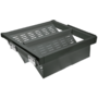 Schoenenrek, uittrekbaar metal 600 mmSOFT-CLOSE, antraciet