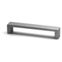 Greep 20x138mm aluminium mat, hartmaat 128mm, hoogte 30mm