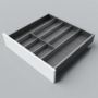 Bestekindeling houtdecorvoor LEGRABOXC550-650, D 55cm, s