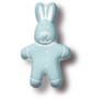 Knop nylon BLAUW KONIJN-vorm 35x58mm