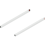 Reling L+R voor Merivobox, 400mm zijdewit