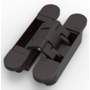 Scharnier invisible Medium mat zwart RAL9005 111x29mm