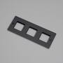 3G Wall Plate/Modules Only/Smoked Bronze