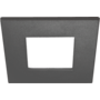 Losse spot Quadrum mat zwart 12Vdc/3W- 2700K