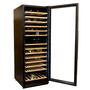 Vinata Wijnklimaatkast Premium, RVS glazen deur, 154 Flessen
