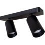 Opbouwspots Galex DUO LED draai/kantelbaar zwart  2700K