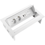 PowerDesk In - 2x 230V + 1x USB A+C  + keystone wit