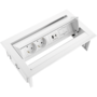 PowerDesk In - 2x 230V + 1x USB A+C  + keystone wit