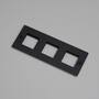 3G Wall Plate/Modules Only/Black