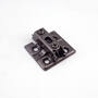 Montageplaat 0mm voor heavy duty scharnier zwart