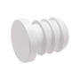 Buffer wit stift 6mm, schotel rond 7,5mm x 1,5mm dik VE=5000