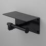 Toilet Roll Holder/w/ Shelf/190Mm/7.5 Inches/Cast