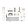 Taatsdeurscharnier, inox, RVS Geborsteld, 100KG