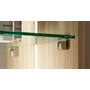 Glasplankdrager Kubic pen 5mm compleet met bovendeel