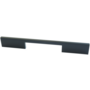 Greep 8x260mm zwart gelakt, hartmaat 192mm, hoogte 32mm