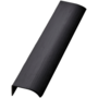 Greep 10x40mm mat zwart geborsteld