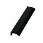 Greep 10x40mm mat zwart geborsteld