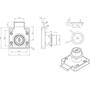 Oplegslot 850 LADE gelijksluitend, 19x22mm