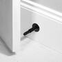 Door Stop/Wall Mounted/Black