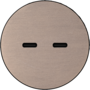 Rond 2.0 USB-C 2X (30W) - t.less - light bronze