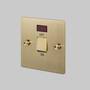 20A Dp Switch w/ Neon - Brass