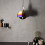 Forked Pendant/Steel/Medium Burnt Steel Shade/Medium S