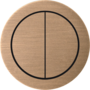 Rond 2.0 Push button 4X- s. trim - light bronze