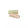 Rampabus conisch M6/12,5x20mm met rand, geel verzinkt, SW6