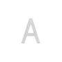 Huisletter A 100mm RVS geborsteld