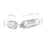 Invis Mx2 bout 14mm, 20 stuks