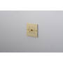 EU 1G Toggle Switch/w/out B+P Logo/Brass