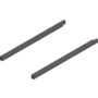 Reling L+R voor Merivobox, 400mm oriongrijs
