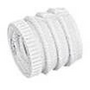 Bus nylon M6/10x20mm, natuur