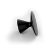 Jashaak DIABOLO mat zwart diameter 60mm, 35mm hoog