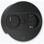Twist 2 rond mat zwart met 1x wcd + USB A + C lader