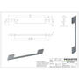 Laia greep 288/320mm mat wit