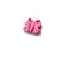 Knop nylon ROZE VLINDER-vorm 45x42mm