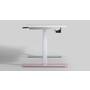 Milano voet 580 zilver, voor bladdiepte 580-800mm