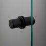 Fixed Door Knob/Double-Sided/Linear/Welders Black