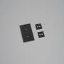 2G Wall Plate/Vertical/Black