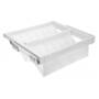 Schoenenrek, uittrekbaar  metal 900 mm SOFT-CLOSE, Wit