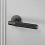 Door Handle Set/Unsprung/Cross/Smoked Bronze