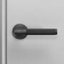 Door Handle Set/Unsprung/Cross/Smoked Bronze