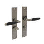 Deurkruk Ton Basic met schild WC63/8mm nikkel mat
