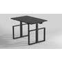 Square Enkel HS zwart inclusief frame 1000-1500mm.