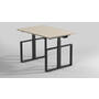 Square Enkel HS zwart inclusief frame 1000-1500mm.