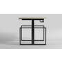 Square Enkel HS zwart inclusief frame 1000-1500mm.