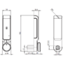 CABlock Mifare slot vert./horiz. 1-23mm wis/vast gebruiker