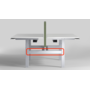 Beam voor de Milano Duo, zilver RAL9006
